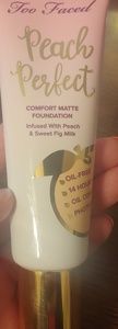 Too Faced Peach Perfect Foundation In Warm Beige